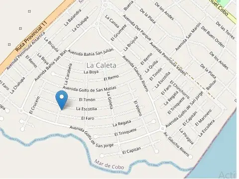 VENTA. LOTE 438M2 en LA CALETA, MAR CHIQUITA