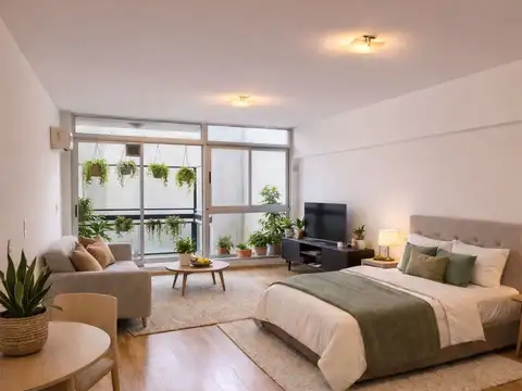 Departamento Monoambiente Palermo Balcon Inversion