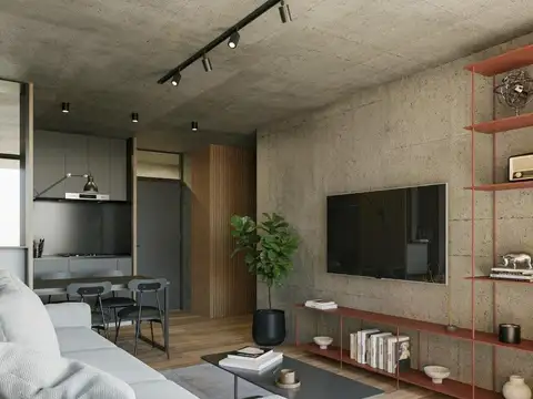 Departamento de 1 dormitorio al contrafrente en una excelente ubicación