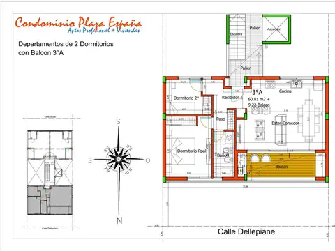 Departamento en Venta de 3 ambientes