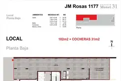 Emprendimiento en Rosario de 1 Dormitorios