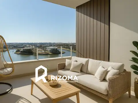 Depto 2 Amb | 5to Piso, en Oceana Nordelta con Balcón a La Laguna