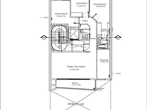 PISO DE 4 AMBIENTES EN POZO