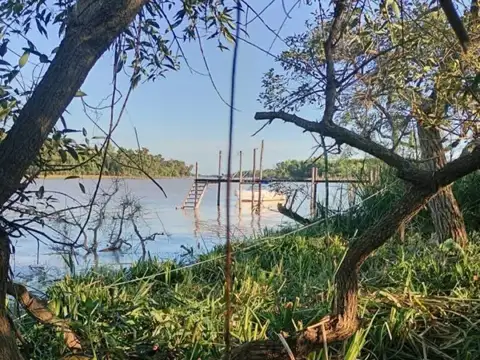 Terreno lote fracción delta Tigre muelle  Rio Union Canal del Este