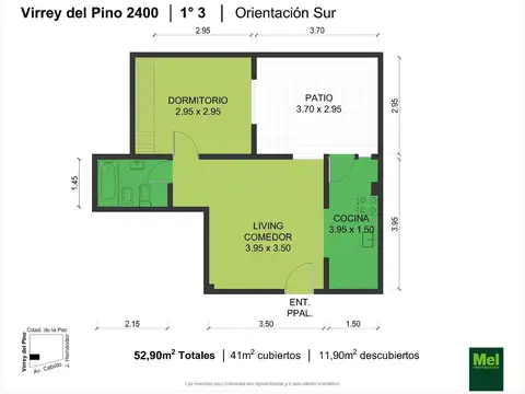 Virrey Del Pino 2400, Piso 1