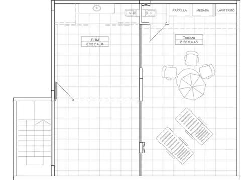 Depto Tipo Casa en Venta de 3 dormitorios