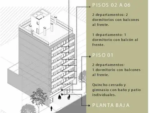 Departamento 4 ambientes con 2 baños