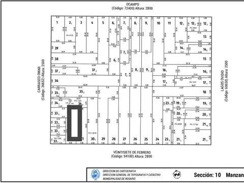 VENTA LOTE PARA CONSTRUCTORA PB+6 Bª PARQUE