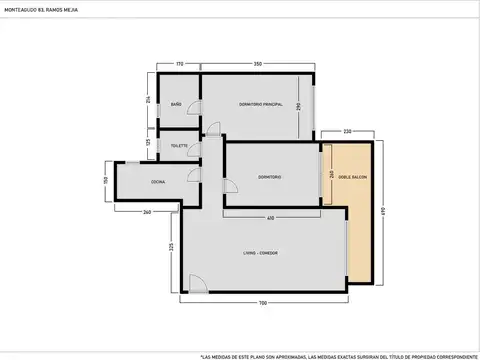 Departamento en Venta de 2 dormitorios