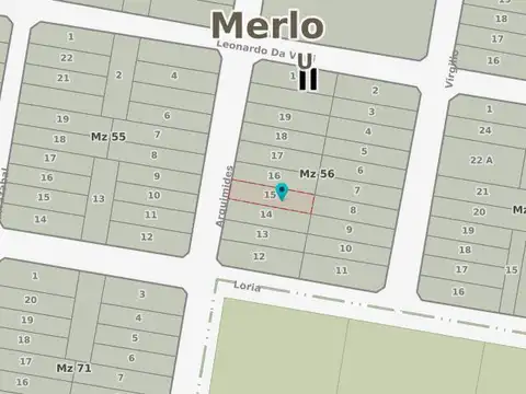 Terreno en Venta 12  mts Frente