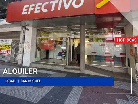 Local - Alquiler - Argentina, San Miguel - Av. Pres Juan Domingo Peron 1134