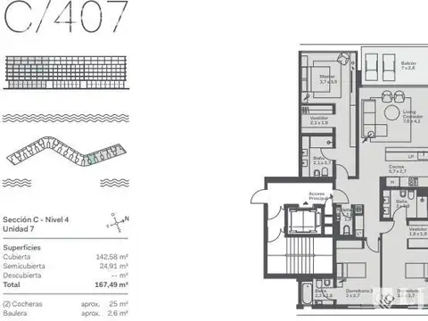 Departamento en Venta de 4 ambientes