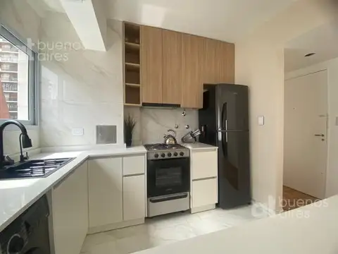 Departamento 2 ambientes con 1 baño