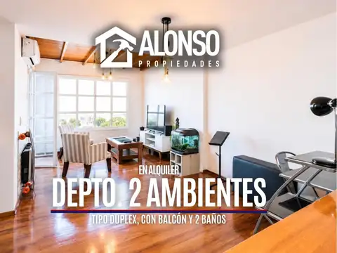 DEPARTAMENTO 2 AMBIENTES TIPO DUPLEX c/ BALCON