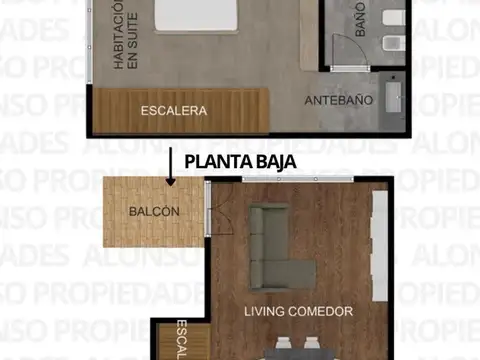 Departamento en Alquiler de 2 ambientes