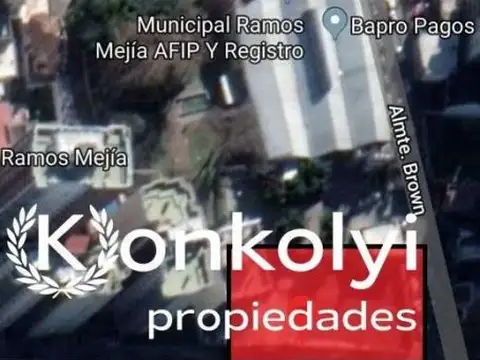 Terreno 22.04 x 45.09 ? CONSTRUCCIÓN 9 PISOS ? RAMOS MEJÍA C