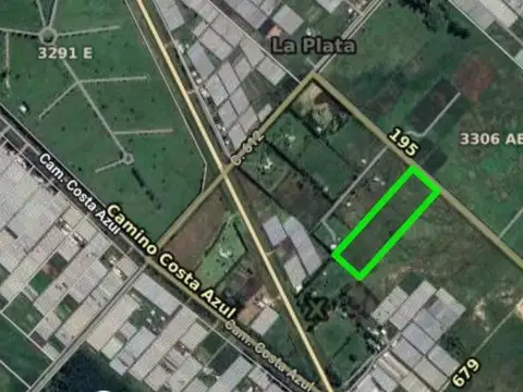 Terreno en Venta 345  mts Fondo