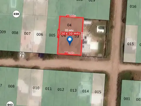Terreno en Venta de 600,0 m2
