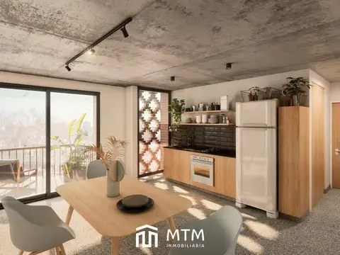 Departamento Monoambiente con 1 baño