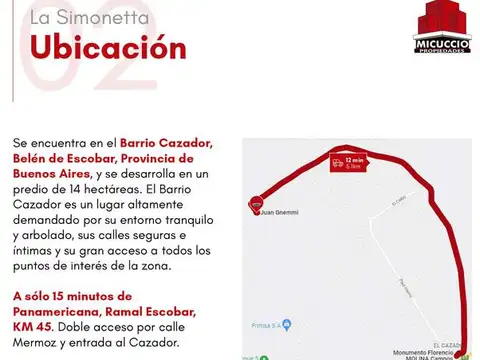 Lotes en venta | B° La Simonetta (Etapa N°2), Zona Chacras, El Cazador | Contado y/o Financiación