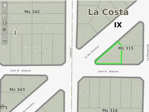 Terreno en Venta en Nueva Atlantis, Partido de La Costa