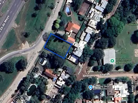 Terreno en Venta 20  mts Frente