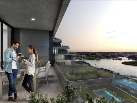 ACQUA MARINAS - Nordelta - Ultimo 3 ambientes con terraza y pileta propia