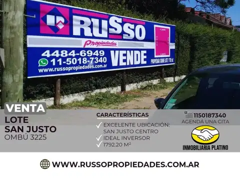 Venta Lote San Justo