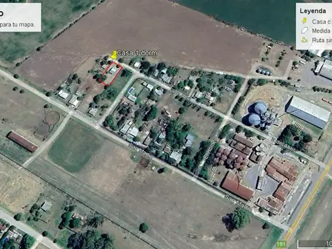 Casa 2 ambientes con 1 baño