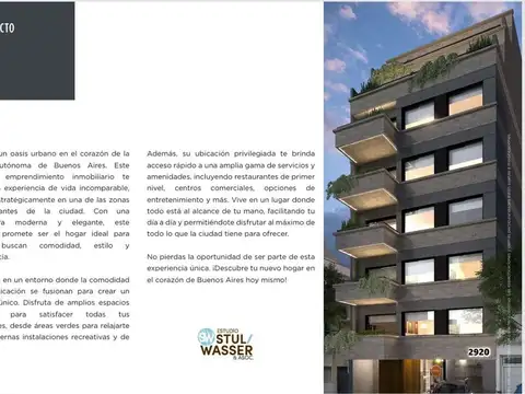 Departamento en Venta de Monoambiente