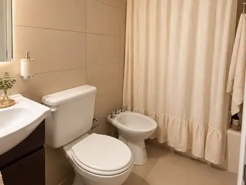 Departamento 2 ambientes con 1 baño