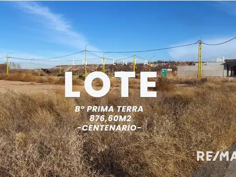 VENTA LOTE EN B° PRIMA TERRA