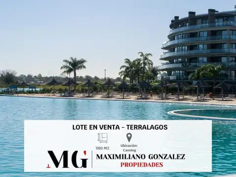 Lote venta Terralagos Canning