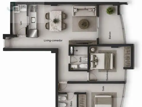 Departamento en Venta de 2 dormitorios