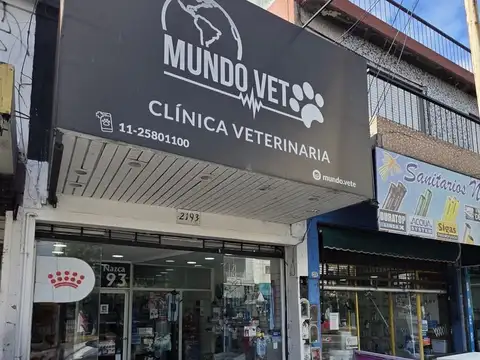  Venta de Fondo de Comercio veterinaria y pet shop en Villa del Parque 