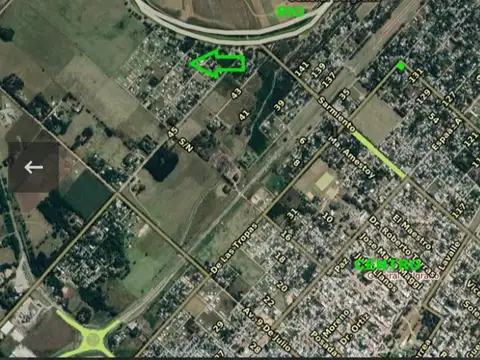 Terreno en Venta 35  mts Fondo