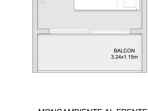 DEPARTAMENTO venta MONOAMBIENTE 35 metros POZO
