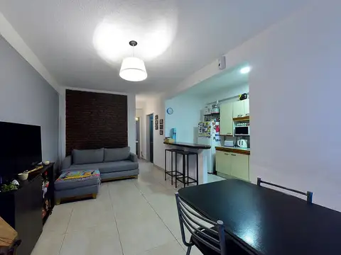 Depto Tipo Casa 3 ambientes con 1 baño