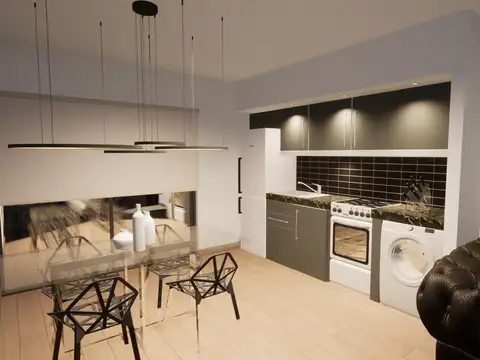 Venta semipiso 2 ambientes con balcon en Morón (A)