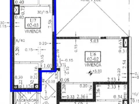 Departamento en Venta de 2 ambientes