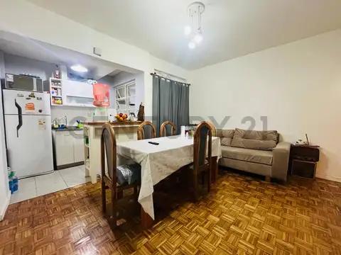 Departamento 2 ambientes con 1 baño