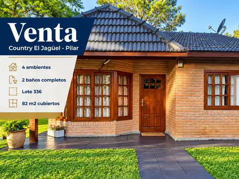 Casa 4 Ambientes en Country El Jagüel Pilar - APTO CREDITO