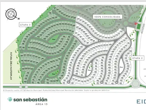 Terreno en Venta de 612,0 m2