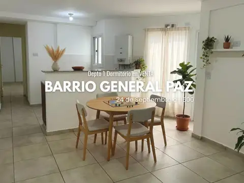 Depto de 1 dormitorio B° GRAL PAZ.