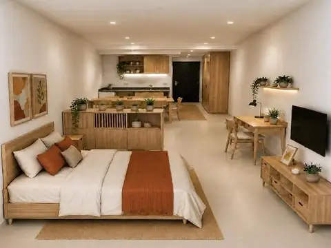 Venta Monoambiente En Pozo Con Balcón Sobre Mitre, Centro, Bariloche