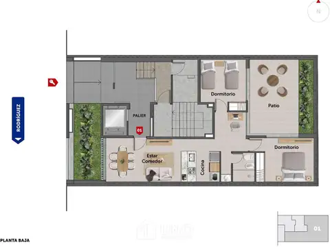 Departamento en Venta de 2 dormitorios