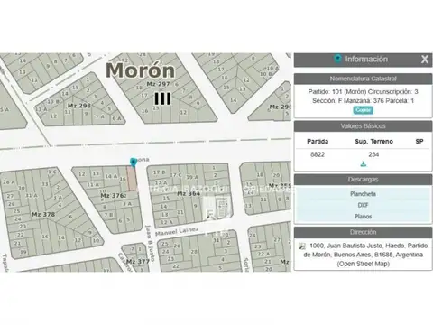 TERRENO en VENTA en Haedo