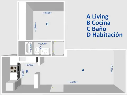 PH 2 ambientes en VENTA - Parque Avellaneda