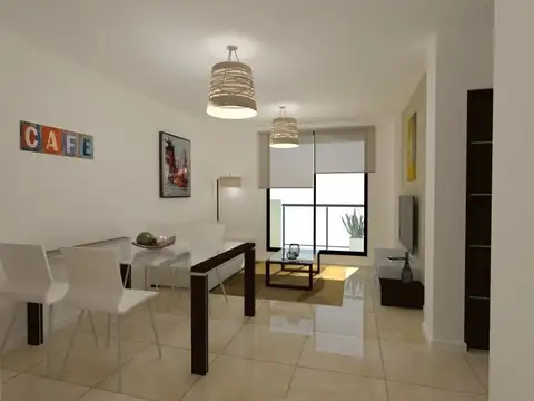 Departamento 2 ambientes con 1 baño