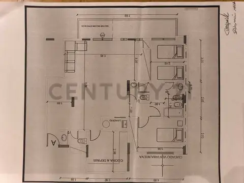 Departamento en Venta de 3 ambientes